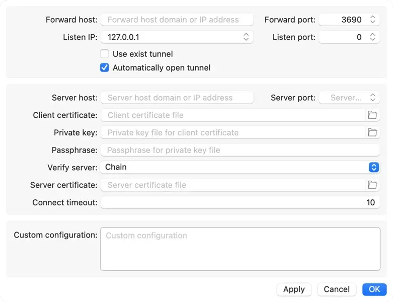 macSvn ssl tunnel